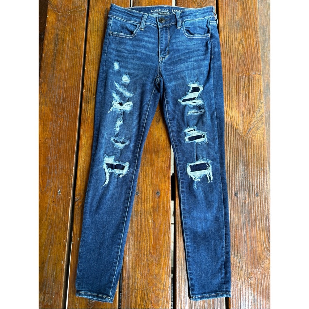 AE Ne(X)t Level Stretch Distressed Jegging Jeans, 4S